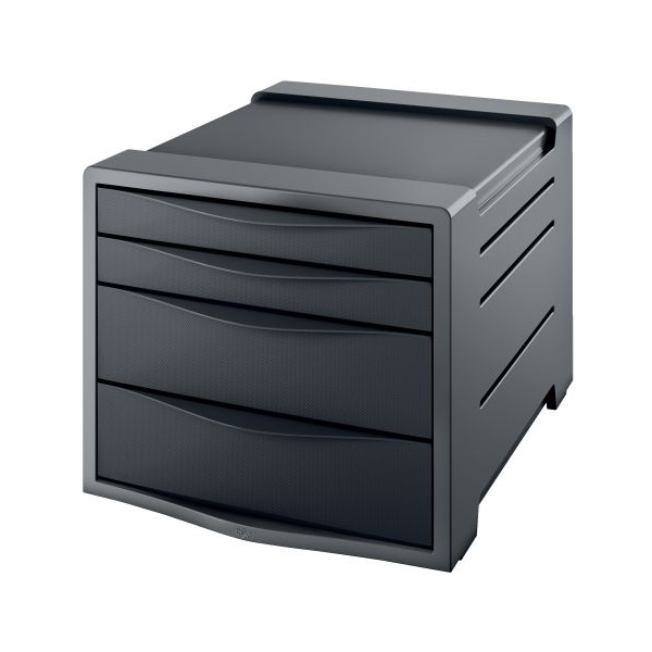 Click for a bigger picture.Rexel Choices Drawer Cabinet (Grey/Black)
