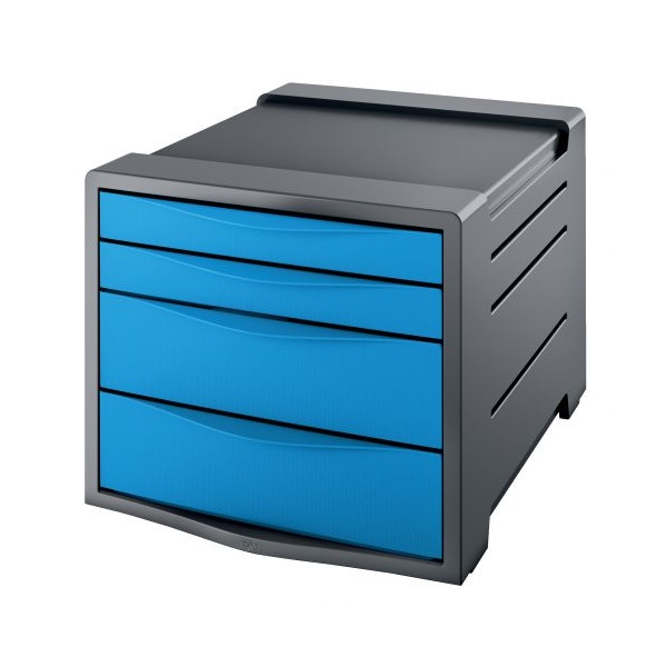 Click for a bigger picture.Rexel Choices Drawer Cabinet (Grey/Blue) 2