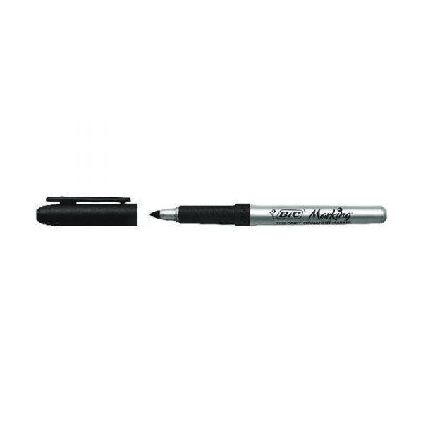 Click for a bigger picture.Bic Marking Fine Permanent Marker Bullet T