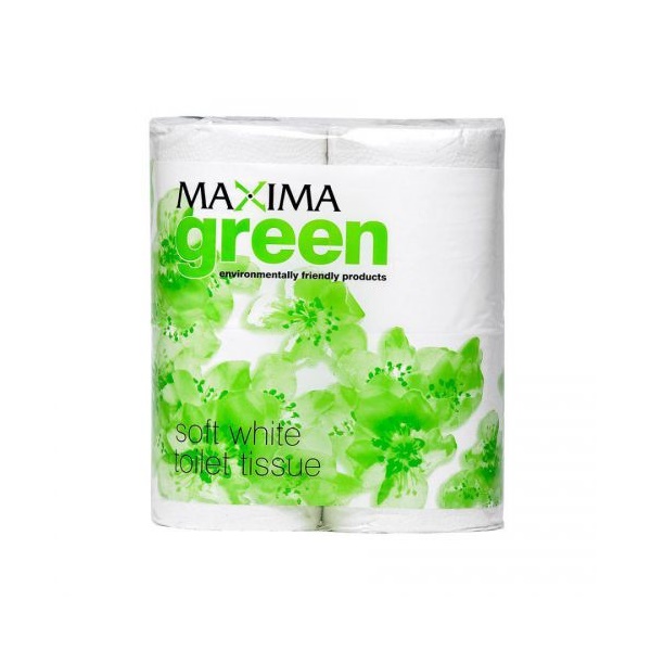 Click for a bigger picture.Maxima Green Toilet Tissue Recycled 2 Ply