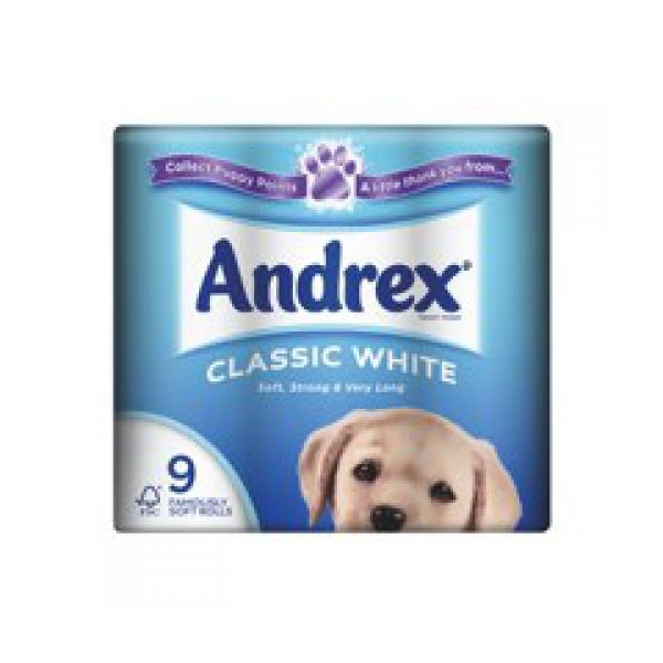 Click for a bigger picture.Andrex Toilet Roll 2 Ply Classic White (Pa