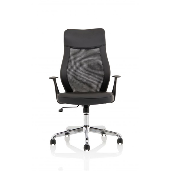 Click for a bigger picture.Baye Mesh and PU Operator Chair Black OP00