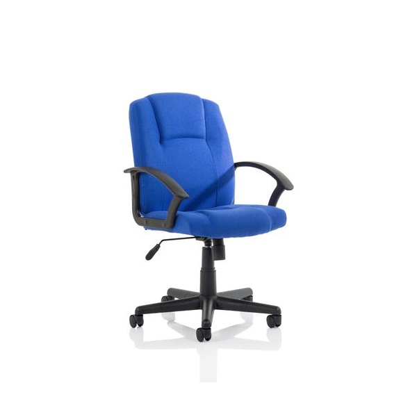 Click for a bigger picture.Bella Executive Managers Chair Blue Fabric