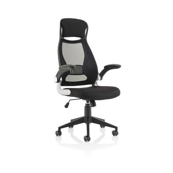 Click for a bigger picture.Saturn Executive Chair with Mesh Back Blac