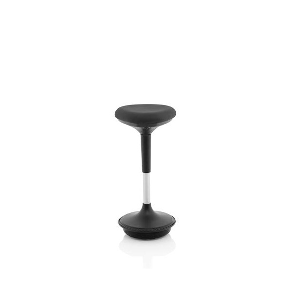 Click for a bigger picture.Sitall Deluxe Visitor Stool Black Fabric S