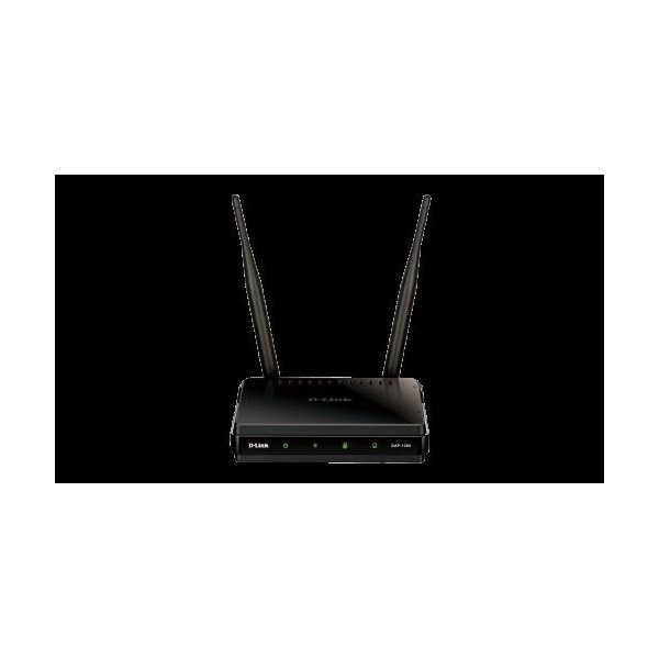 Click for a bigger picture.D-Link WL300it Access Point and EU Power P