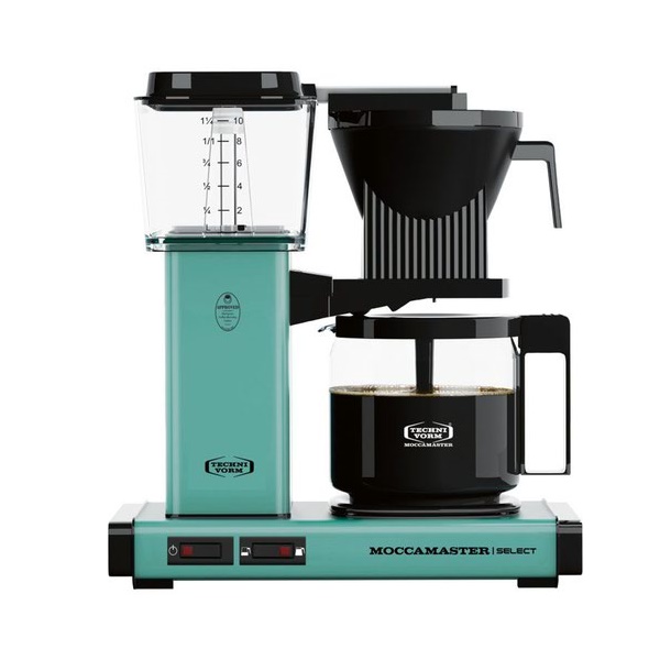 Click for a bigger picture.Moccamaster KBG 741 Select Turquoise Coffe