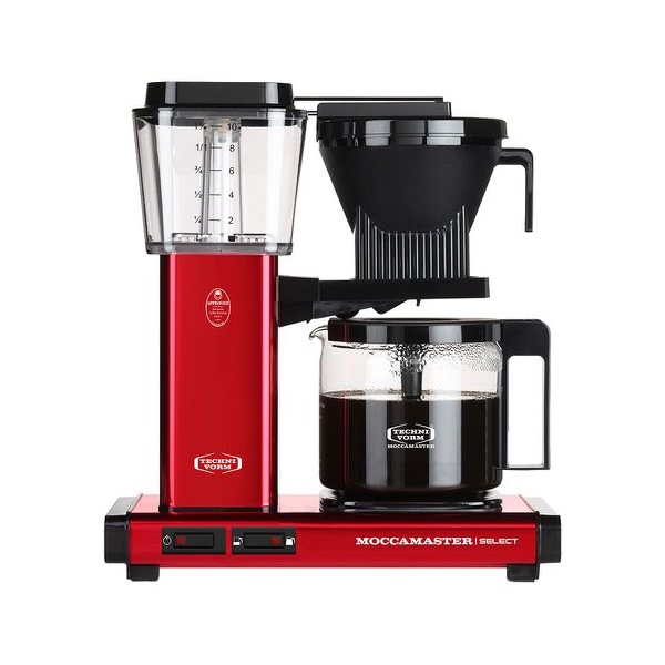 Click for a bigger picture.Moccamaster KBGT 741 Select Red Coffee Mak