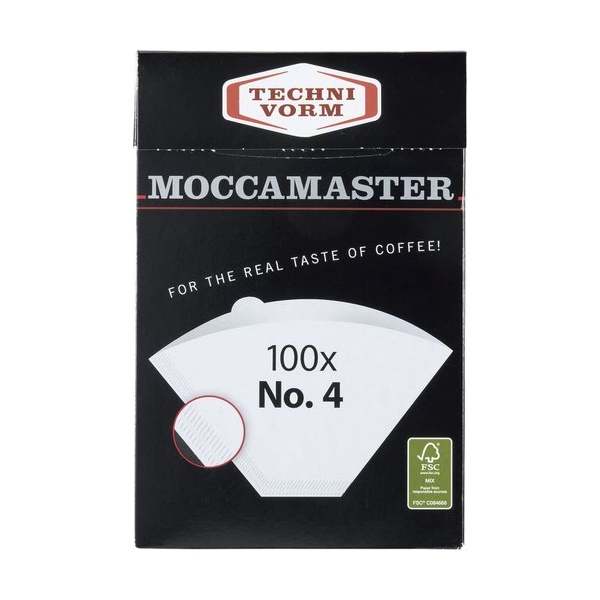 Click for a bigger picture.Moccamaster Coffee Paper Filter Number 4 f