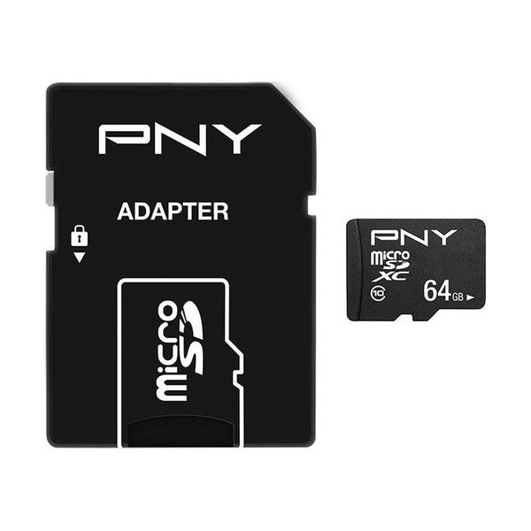 Click for a bigger picture.PNY 64GB Performance Class 10 MicroSDXC Me