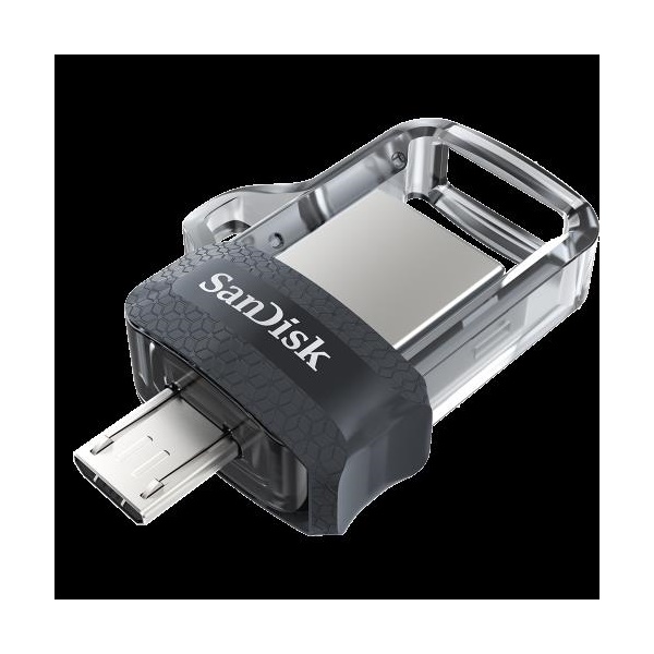 Click for a bigger picture.SanDisk Ultra Dual M3.0 USB-A Micro USB Fl