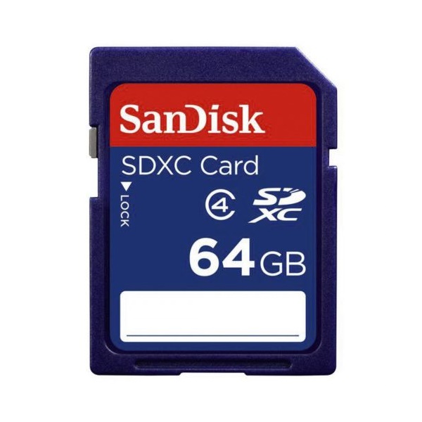 Click for a bigger picture.SanDisk 64GB SDXC SD Class 4 Memory Card