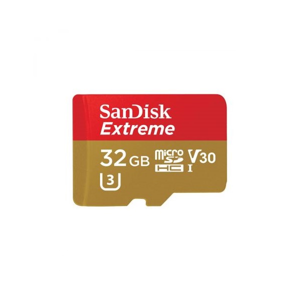 Click for a bigger picture.SanDisk Extreme 32GB Class 10 U3 MicroSDHC
