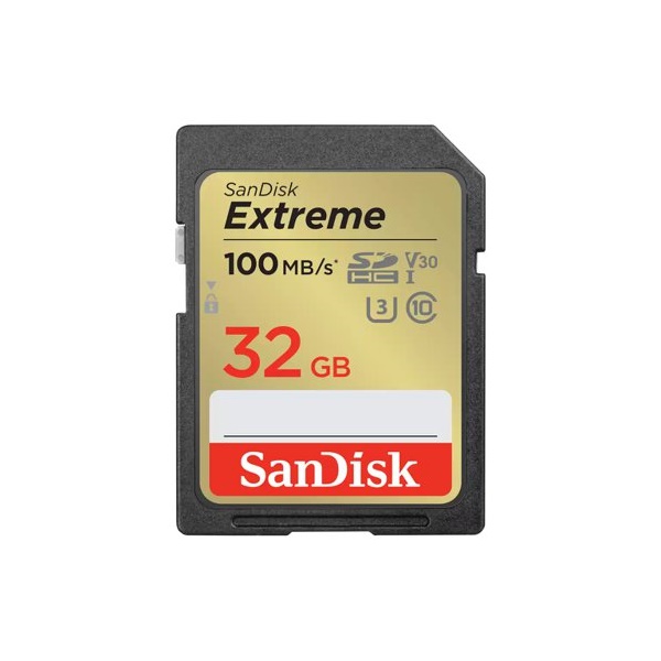 Click for a bigger picture.SanDisk Extreme 32B Class 10 SD Memory Car