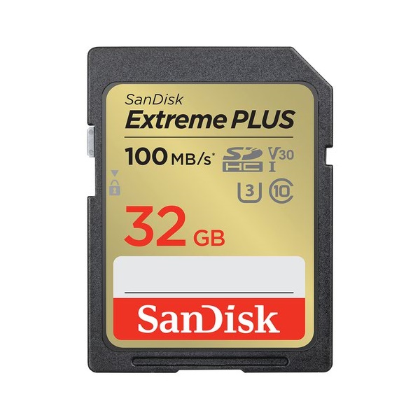 Click for a bigger picture.SanDisk 32GB Extreme PLUS Class 10 SDHC Me