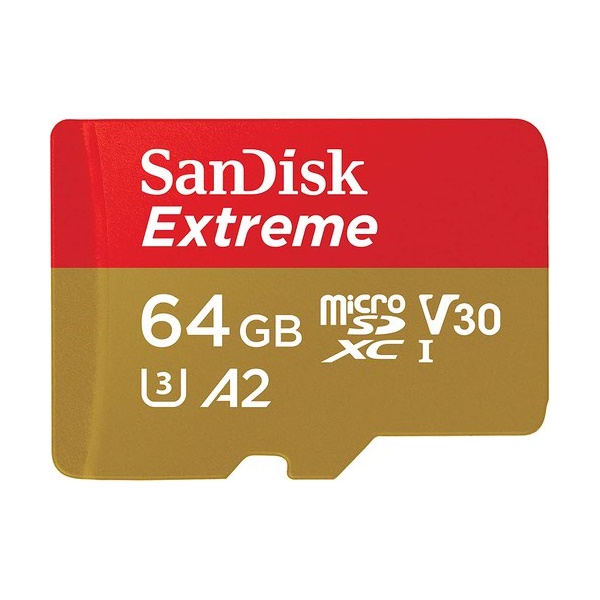 Click for a bigger picture.SanDisk Extreme 64GB Class 10 MicroSDXC Me
