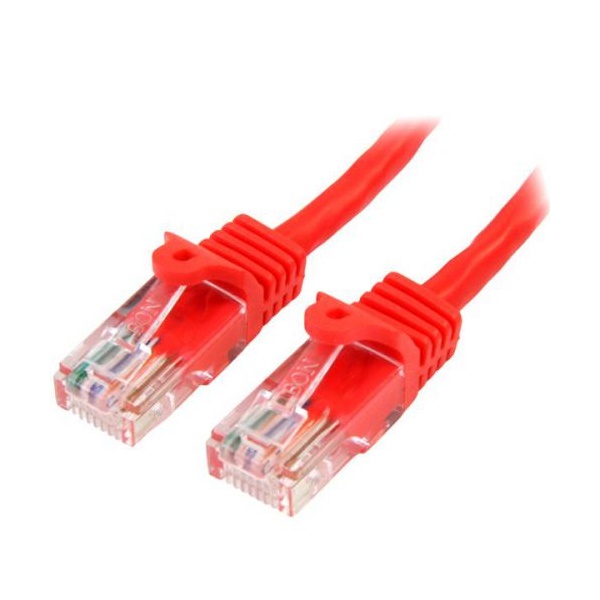 Click for a bigger picture.StarTech.com 2m Red Cat5e Patch Cable with