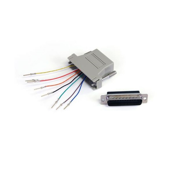 Click for a bigger picture.StarTech.com DB25 to RJ45 Modular Adapter