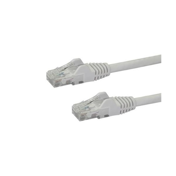 Click for a bigger picture.StarTech.com 0.5m White Snagless Cat6 Patc