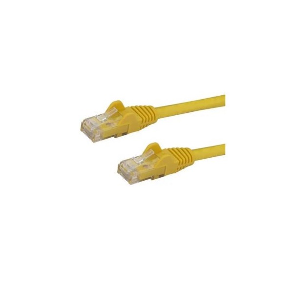 Click for a bigger picture.StarTech.com 0.5m Yellow Snagless Cat6 Pat