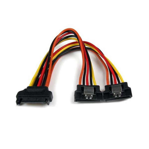 Click for a bigger picture.StarTech.com 6in Latching SATA Power Y Ada