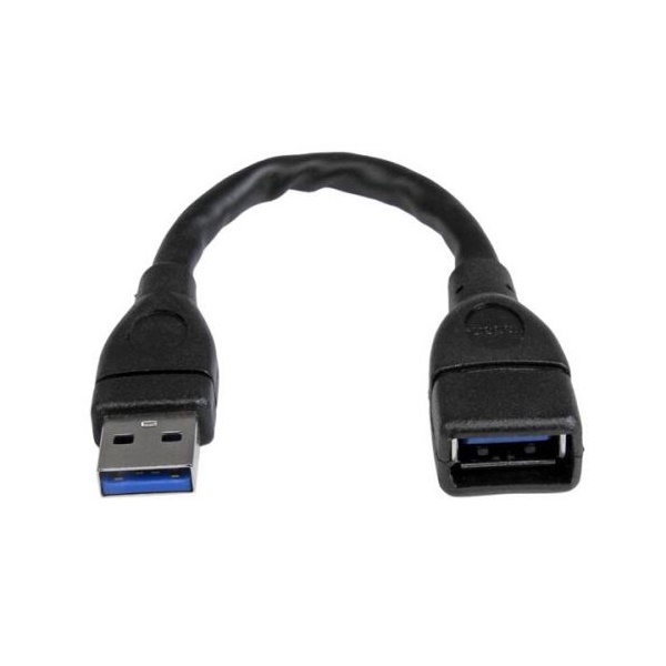 Click for a bigger picture.StarTech.com 6in USB 3.0 A to A Extension