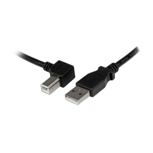 Click for a bigger picture.StarTech.com 1m USB 2.0 A to Left Angle B