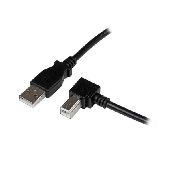 Click for a bigger picture.StarTech.com 1m USB 2.0 A to Right Angle B