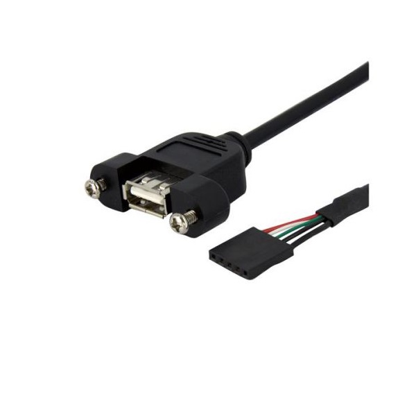 Click for a bigger picture.StarTech.com 1 ft Panel Mount USB Cable