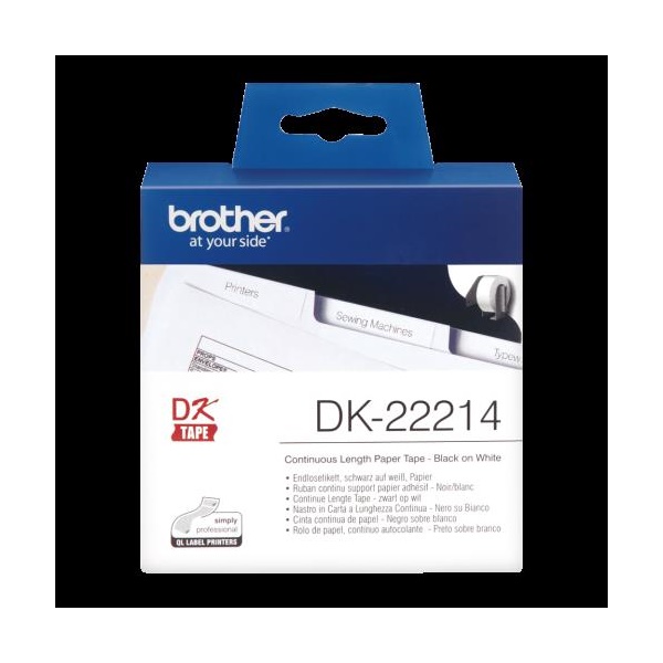 Click for a bigger picture.Brother Continuous Paper Roll 12mm x 30m -