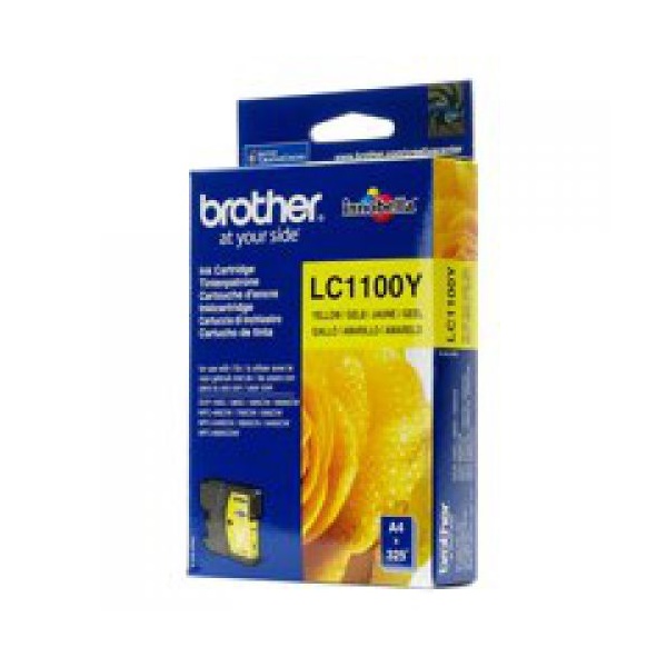 Click for a bigger picture.Brother Yellow Ink Cartridge 6ml - LC1100Y