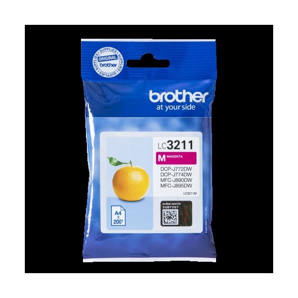 Click for a bigger picture.Brother Magenta Ink Cartridge 12ml - LC321
