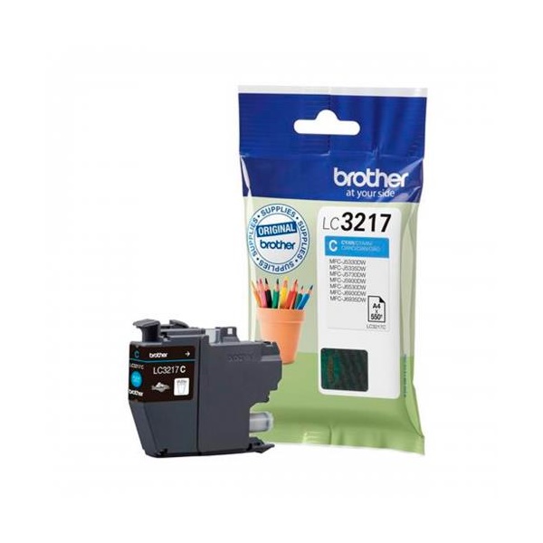 Click for a bigger picture.Brother Cyan Ink Cartridge 9ml - LC3217C