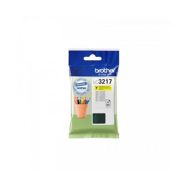 Click for a bigger picture.Brother Yellow Ink Cartridge 9ml - LC3217Y
