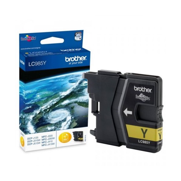 Click for a bigger picture.Brother Yellow Ink Cartridge 5ml - LC985Y