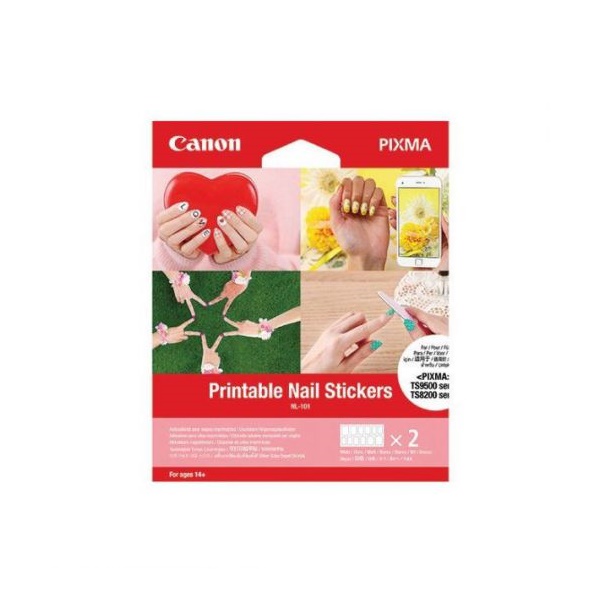 Click for a bigger picture.Canon NL-101 Adhesive Nail Stickers 2 x 12