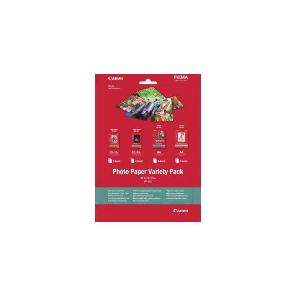 Click for a bigger picture.Canon VP-101 Photo Paper Variety Pack 10cm