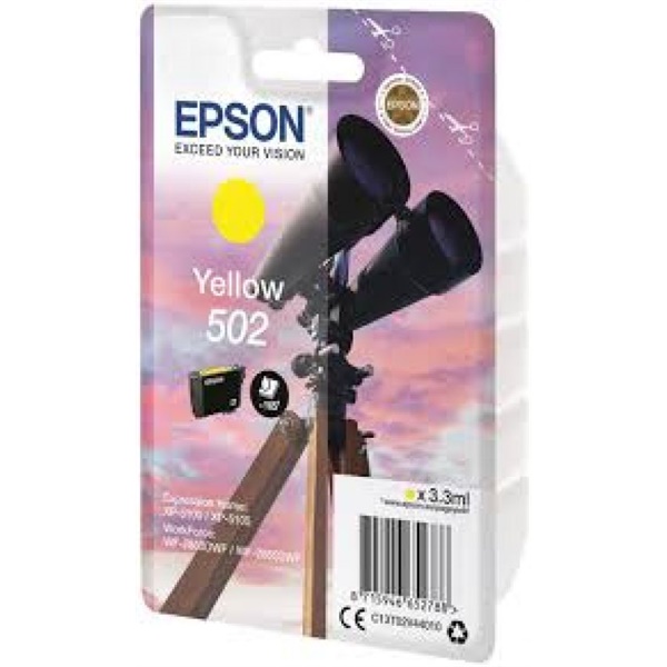 Click for a bigger picture.Epson 502 Binoculars Yellow Standard Capac