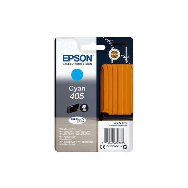 Click for a bigger picture.Epson 405 Cyan Standard Capacity Ink Cartr