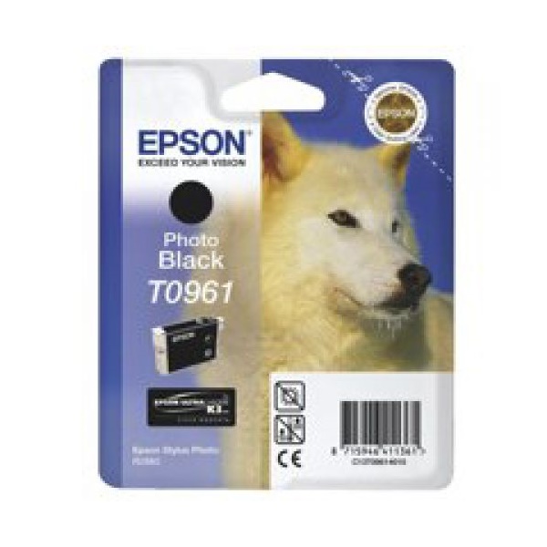 Click for a bigger picture.Epson T0961 Husky Black Standard Capacity