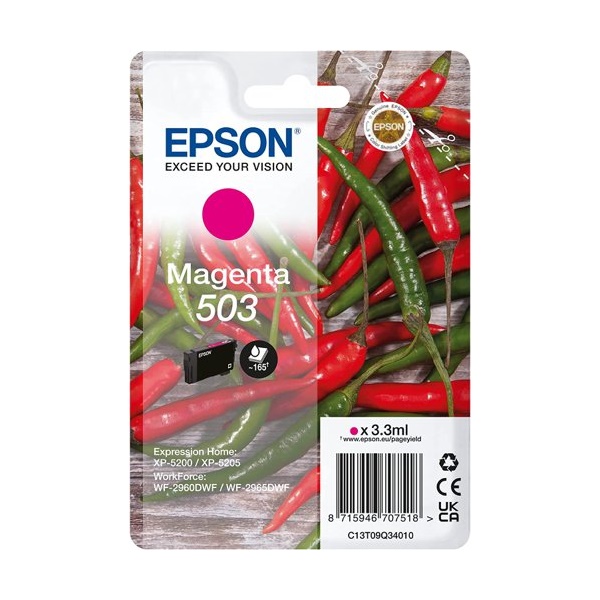 Click for a bigger picture.Epson Chillies 503 Magenta Standard Capaci