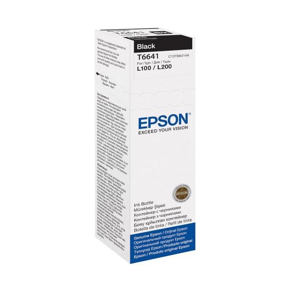 Click for a bigger picture.Epson 664 Black Ink Cartridge 70ml - C13T6