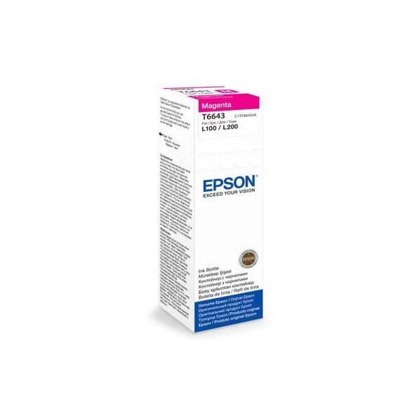 Click for a bigger picture.Epson 664 Magenta Ink Cartridge 70ml - C13