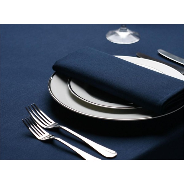 Click for a bigger picture.Navy Blue Amalfi Tablecloths 132x 163cm
