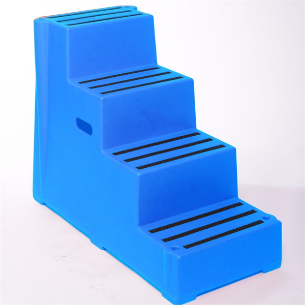 Click for a bigger picture.Heavy Duty Mounting Block-Four Step BLUE