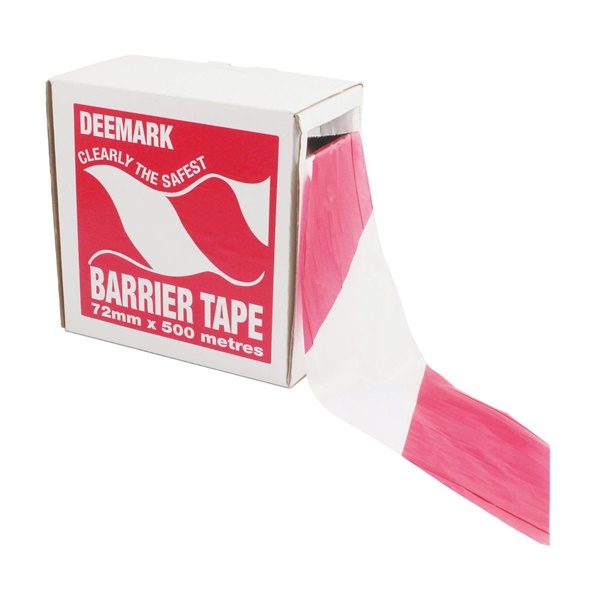 Click for a bigger picture.Flexocare Barrier TAPE red/white roll