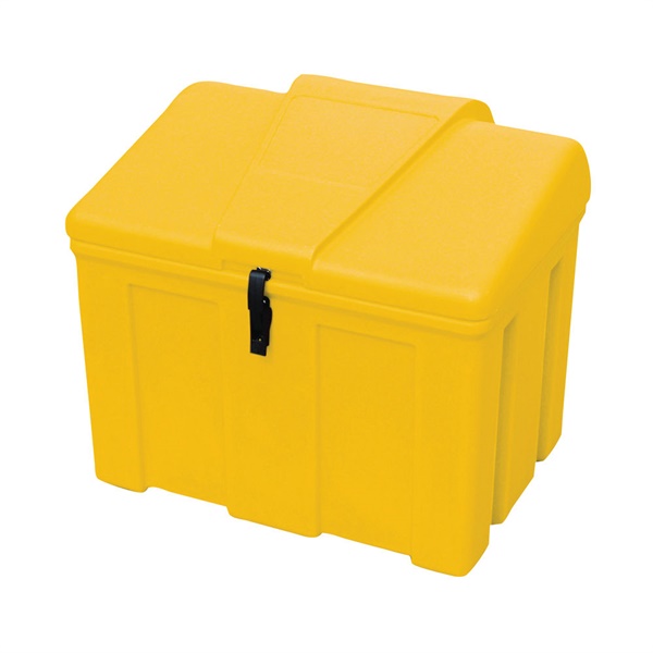 Click for a bigger picture.YELLOW GRIT/SALT/SAND BIN