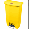 Yellow 30lt FRONT-STEP Resin Waste Bin