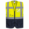 Yellow/Navy Warsaw Executive VEST small