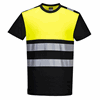Click here for more details of the Black/Yellow PW3 Hi-Vis Class1 T-Shirt-med
